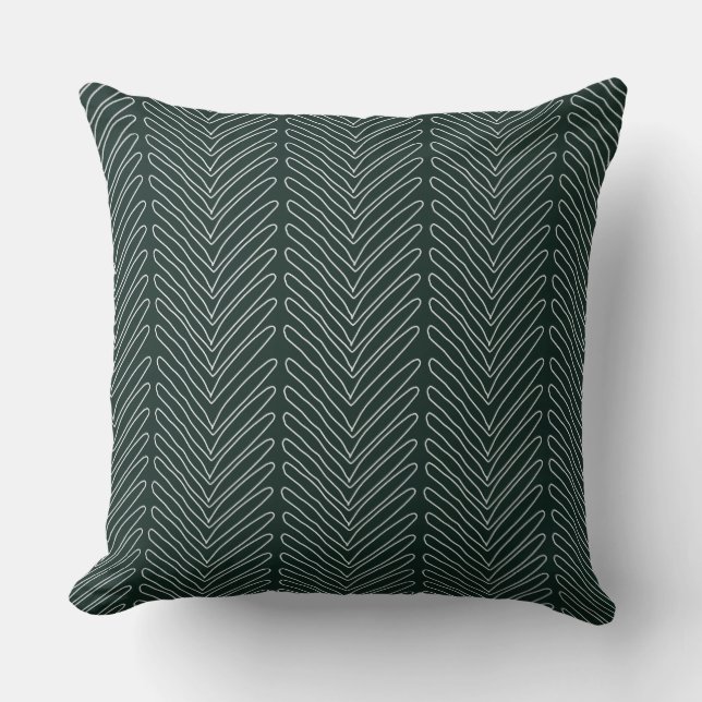 Arrow Heads Tribal Throw Pillow (Front)