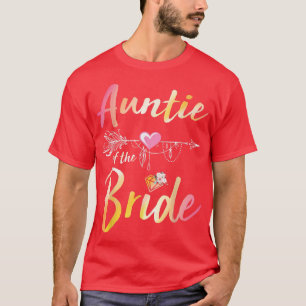 Arrow Hearts Happy Wdding Day To Me You Auntie Of T-Shirt