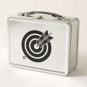 Arrow hit a round target Lunch Boxes