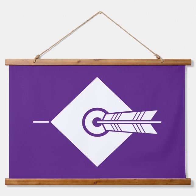 Arrow hit target hanging tapestry (Front)