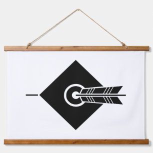 Arrow hit target hanging tapestry
