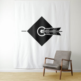 Arrow hit target Tapestries