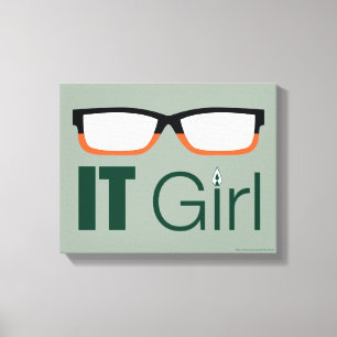 Arrow IT Girl Glasses Graphic Canvas Print