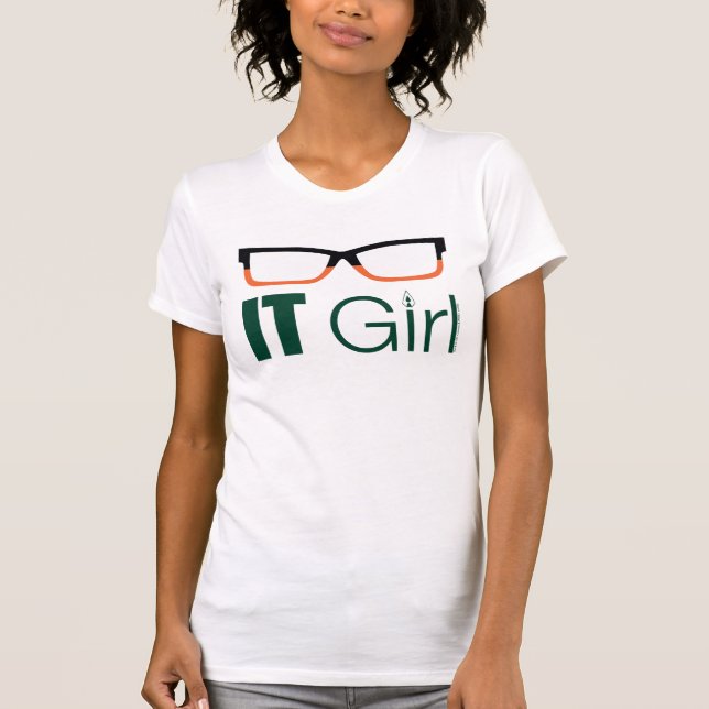 Arrow | IT Girl Glasses Graphic T-Shirt (Front)