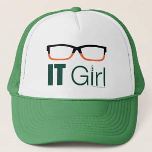 Arrow   IT Girl Glasses Graphic Trucker Hat