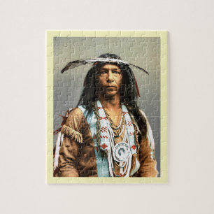 Arrow maker a first nation American Jigsaw Puzzle