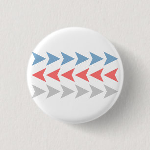 Arrow Pattern 3 Cm Round Badge