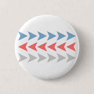 Arrow Pattern 6 Cm Round Badge
