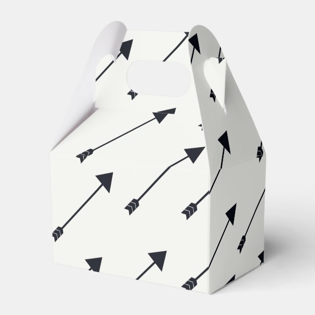 Arrow Pattern Favour Box (Front Side)