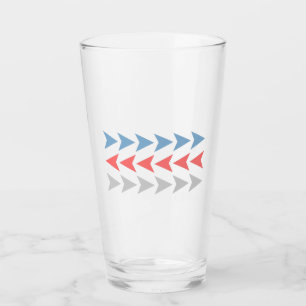Arrow Pattern Glass