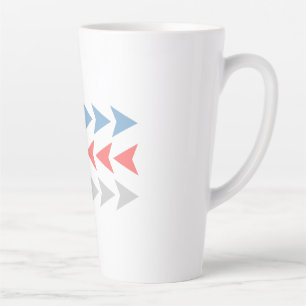 Arrow Pattern Latte Mug