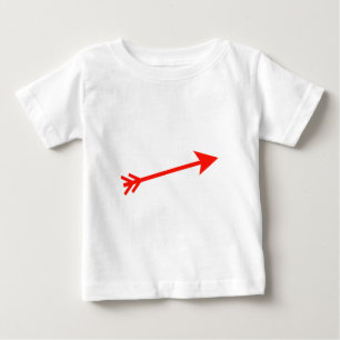 Arrow Red 15deg The MUSEUM Zazzle Gifts Baby T-Shirt