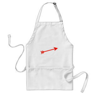 Arrow Red 15deg The MUSEUM Zazzle Gifts Standard Apron