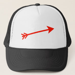 Arrow Red 15deg The MUSEUM Zazzle Gifts Trucker Hat