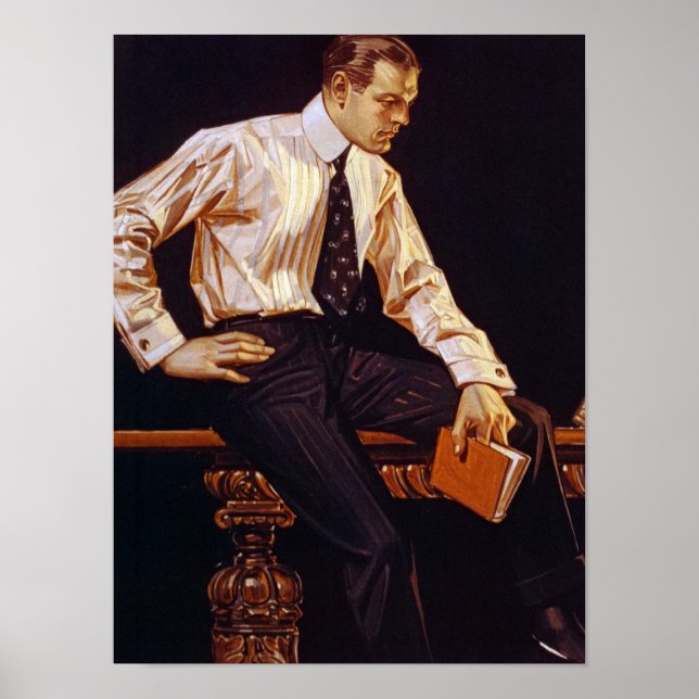 Arrow shirt Collars, 1914 by J. C. Leyendecker Poster (Front)