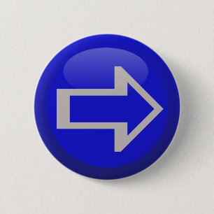 Arrow Sides Left Right Up Down 6 Cm Round Badge