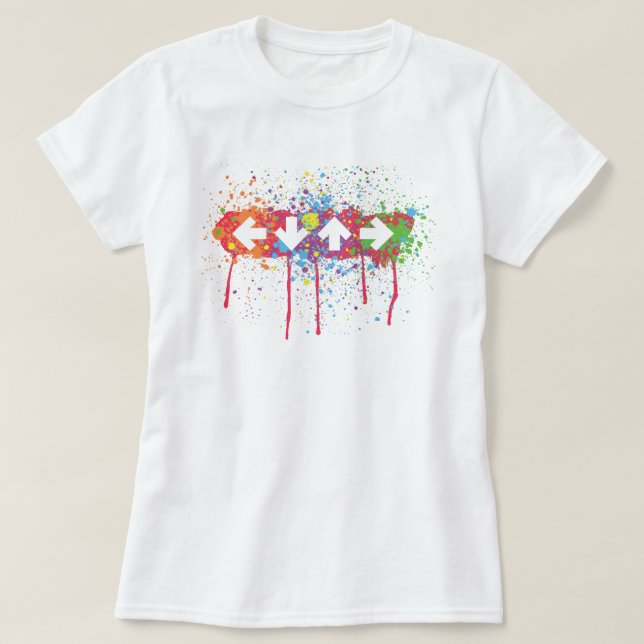 Arrow Splatter T-Shirt (Design Front)