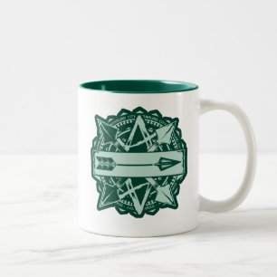 Arrow   Starling City Arrow Badge Two-Tone Coffee Mug