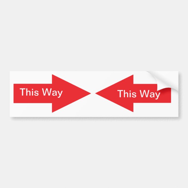 Arrow Sticker (Front)