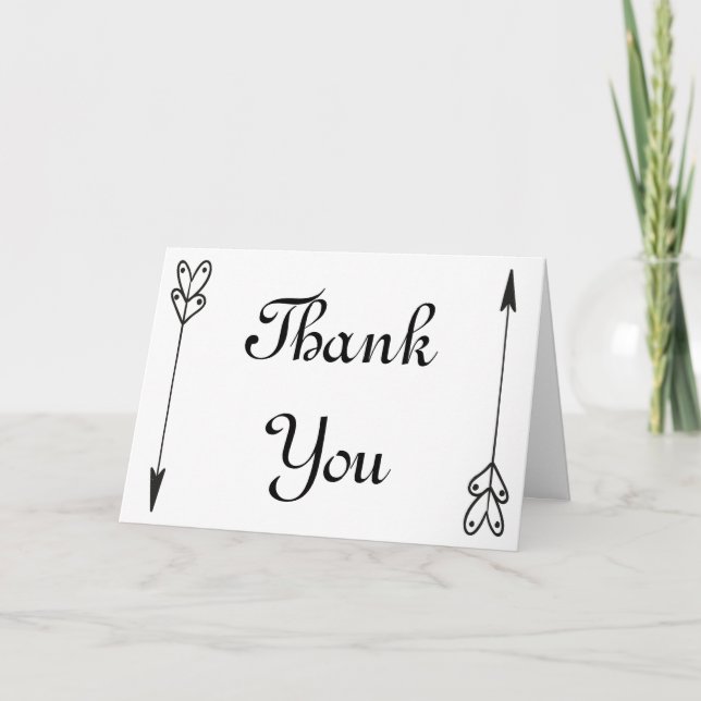 Arrow Thank You Card (Front)