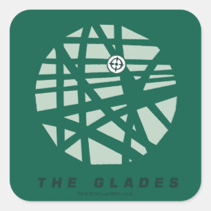 Arrow   The Glades City Map Square Sticker