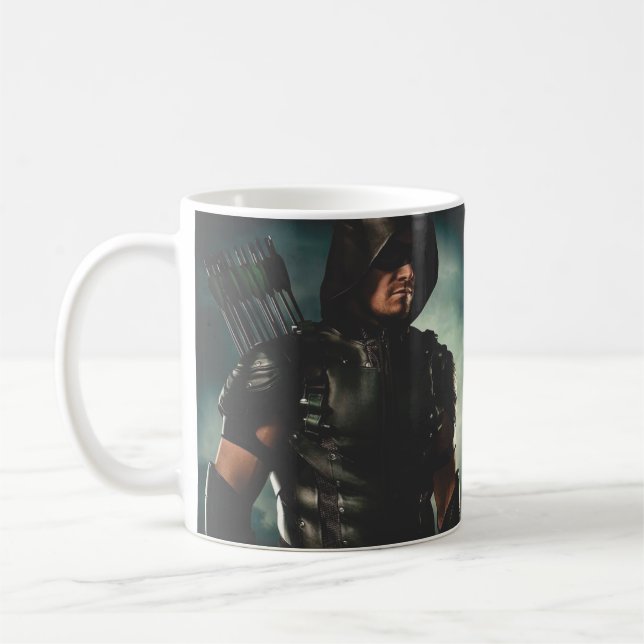 Arrow: The Green Watch Coffee Mug (Left)