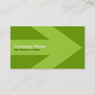 Arrow v3 (Martian Green) - Green 669900 Business Card