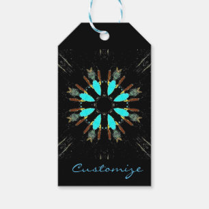 Arrowhead Feathers Pow-wow Thunder_Cove Gift Tags