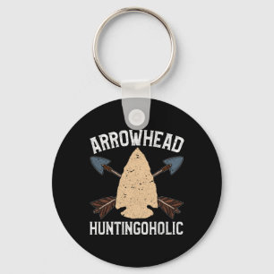 Arrowhead Hunter Shirt Funny Arrowhead Huntingohol Key Ring