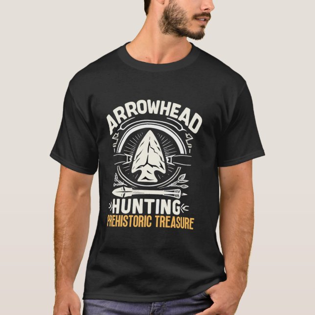 Arrowhead Hunting Adventure Ancient Treasures Long T-Shirt (Front)