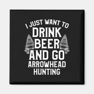 Arrowhead Hunting Collector Drink Beer Artefacts H Magnet