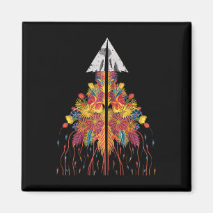 Arrowhead Hunting Flowers Flint Collecting Women Magnet