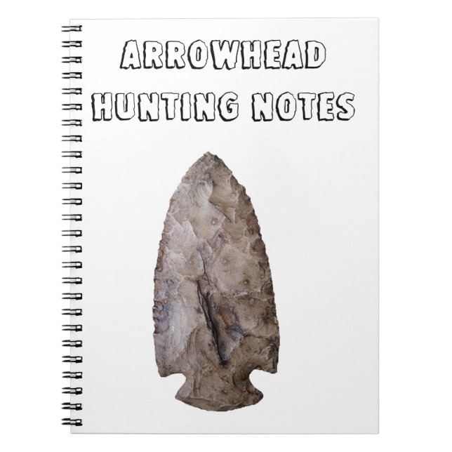 Arrowhead hunting notes notebook (Front)