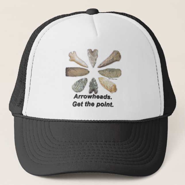 Arrowheads Get the point Trucker Hat (Front)