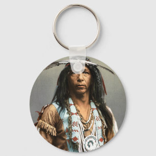 Arrowmaker - An Ojibwa Brave1903 Key Ring
