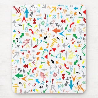 Arrows and more arrows mouse pad
