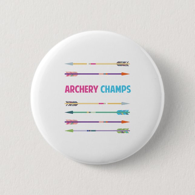Arrows_Archery_Champs 6 Cm Round Badge (Front)