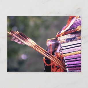Arrows in a Samurai's Costume Postcard