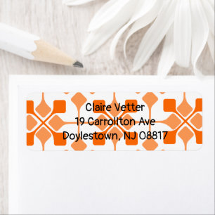 Arrows label return address label