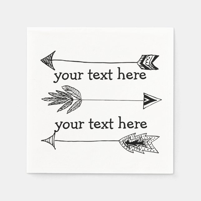 Arrows Napkin (Front)