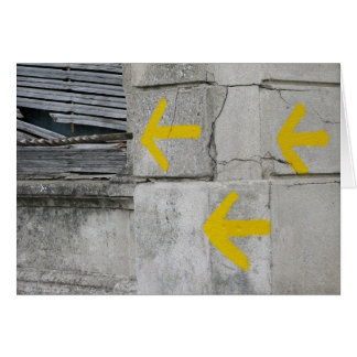Arrows on the Camino Card