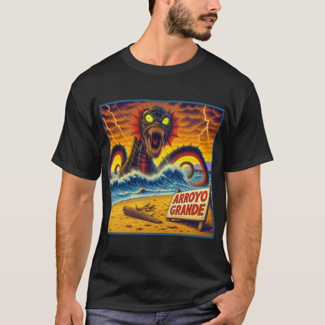 ARROYO GRANDE - "BEAST OF THE BREAKERS".   T-Shirt (Front)