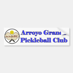 Arroyo Grande Pickleball Club Bumper Sticker