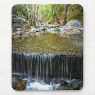 Arroyo Waterfall Nature Photography Art Print Mouse Pad