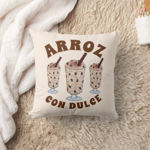 Arroz con Dulce Puerto Rican Coconut Rice Pudding Cushion