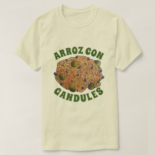 Arroz con Gandules Puerto Rican Food Rice Peas T-Shirt