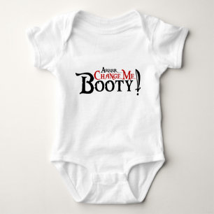 Arrrr...Change Me Booty Baby Bodysuit