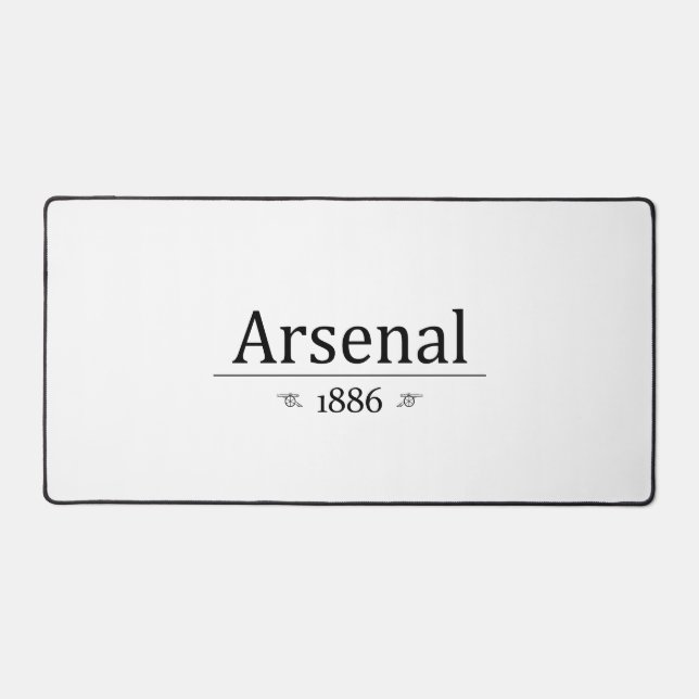 Arsenal 1886 desk mat (Front)