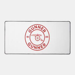 Arsenal gunner desk mat