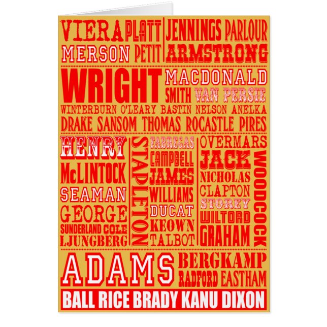 Arsenal legends (Front)